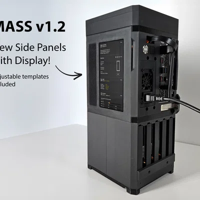 NAS ITX PC Case với khả năng mở rộng dạng chồng (MODCASE MASS)