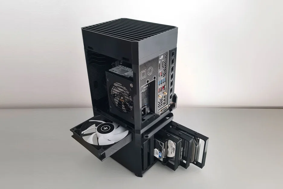 NAS ITX PC Case với khả năng mở rộng dạng chồng (MODCASE MASS) - Image 8