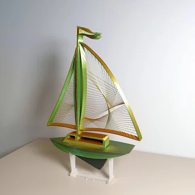 Thuyền Buồm Trang Trí (Sailboat)