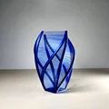 Bình hoa nghệ thuật Twisty String Vase - Mẫu in 3D đẹp mắt không support - Thumbnail 1