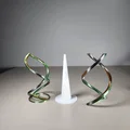 Desk Spinner: Đồ chơi xoay để bàn thú vị, in 3D không cần hỗ trợ - Thumbnail 3