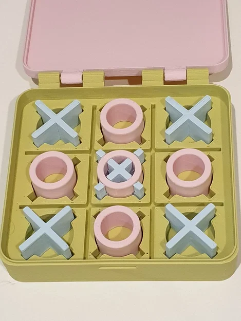 Cờ Caro Tic Tac Toe trong hộp (Noughts and crosses) - Image 4