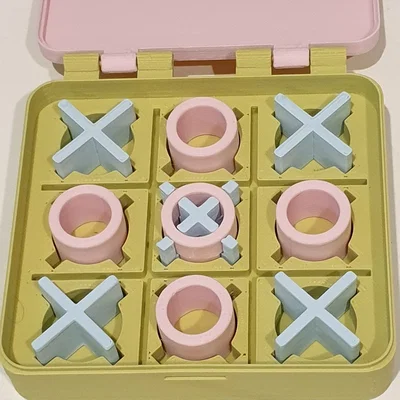 Cờ Caro Tic Tac Toe trong hộp (Noughts and crosses)