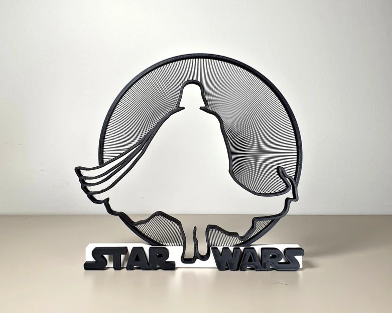 Tranh 3D Star Wars String Art: Trang trí Darth Vader cực chất - Image 1