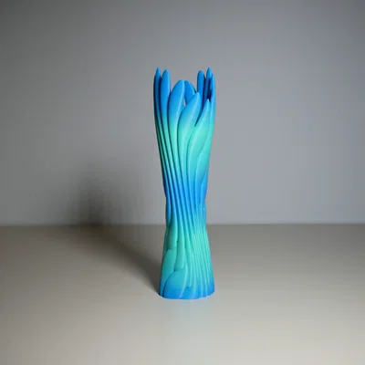 Mẫu bình hoa 3D Zephyr Vase đẹp mắt, in không cần support