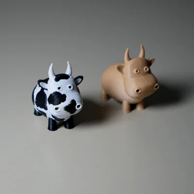 Mô hình chú bò Tiny Cow dễ thương - File in 3D chất lượng