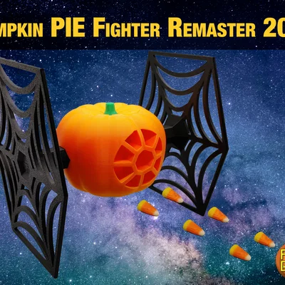 Pumpkin PIE Fighter 2024 Remaster (TIE Fighter Star Wars chủ đề Halloween)