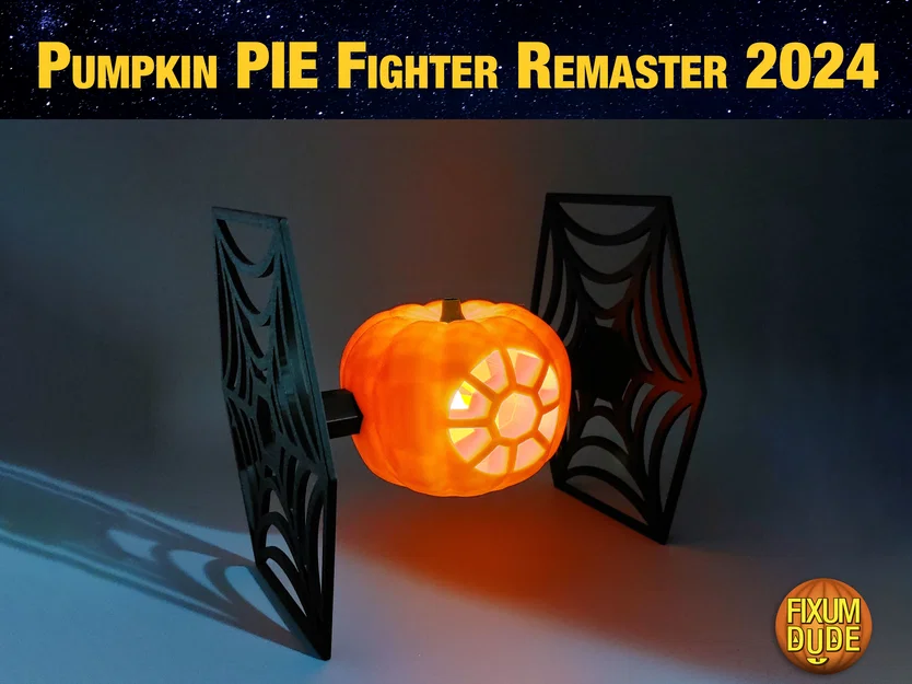 Pumpkin PIE Fighter 2024 Remaster (TIE Fighter Star Wars chủ đề Halloween) - Image 2