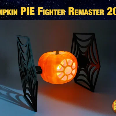 Pumpkin PIE Fighter 2024 Remaster (TIE Fighter Star Wars chủ đề Halloween)