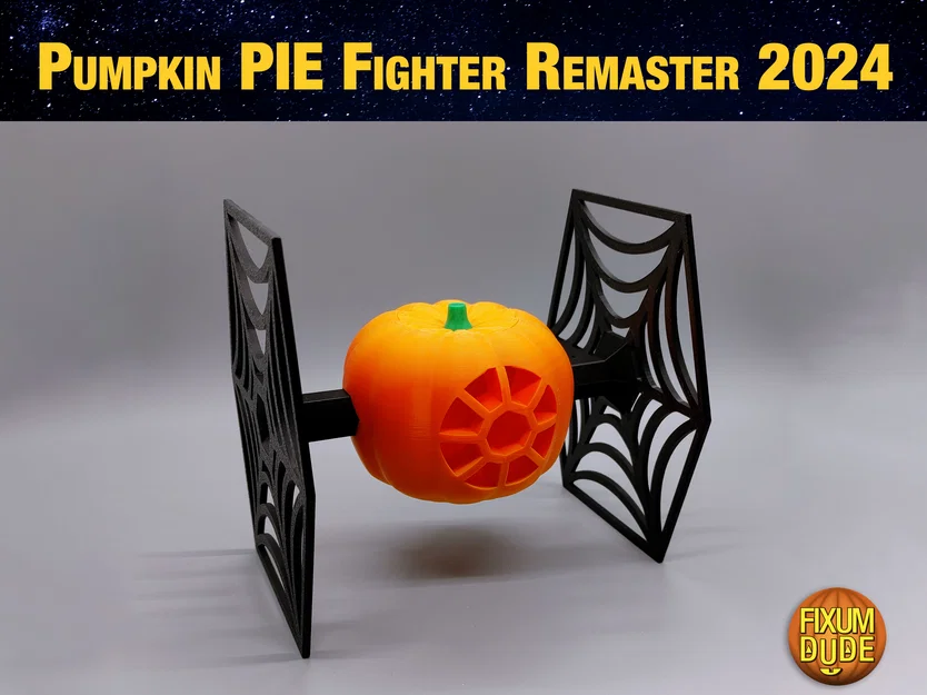 Pumpkin PIE Fighter 2024 Remaster (TIE Fighter Star Wars chủ đề Halloween) - Image 3