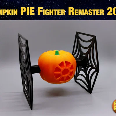 Pumpkin PIE Fighter 2024 Remaster (TIE Fighter Star Wars chủ đề Halloween)