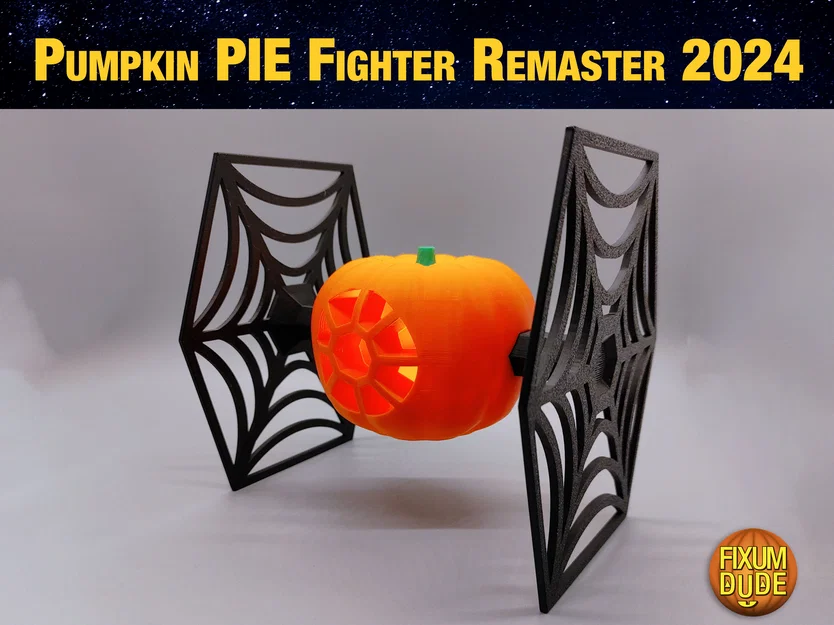 Pumpkin PIE Fighter 2024 Remaster (TIE Fighter Star Wars chủ đề Halloween) - Image 4