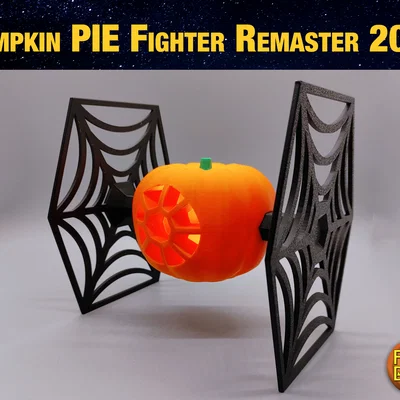 Pumpkin PIE Fighter 2024 Remaster (TIE Fighter Star Wars chủ đề Halloween)
