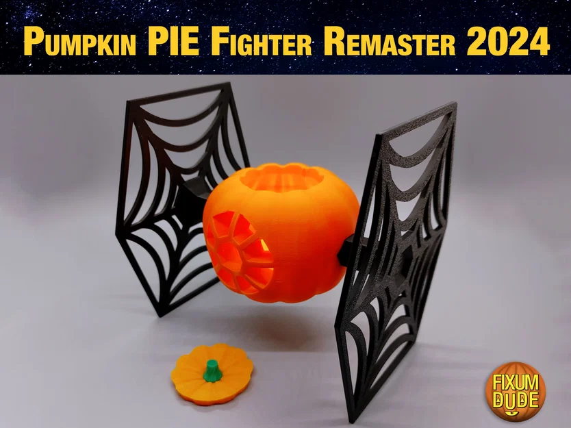Pumpkin PIE Fighter 2024 Remaster (TIE Fighter Star Wars chủ đề Halloween) - Image 5