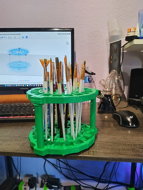 Giá đỡ cọ vẽ xoay 3D tiện lợi cho góc làm việc sáng tạo - Image 11