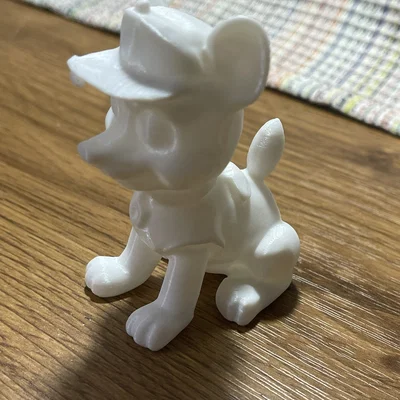 Mô hình chú cún Paw Patrol 3D đáng yêu dành cho bé tô màu