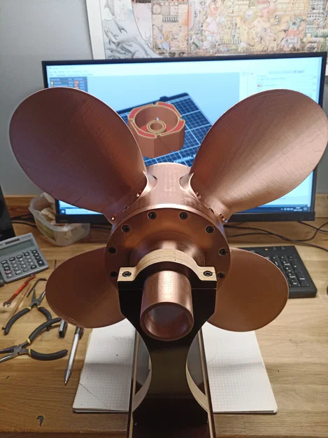 Chân vịt tàu CPP Marine propeller (Controllable Pitch Propeller) - Image 2