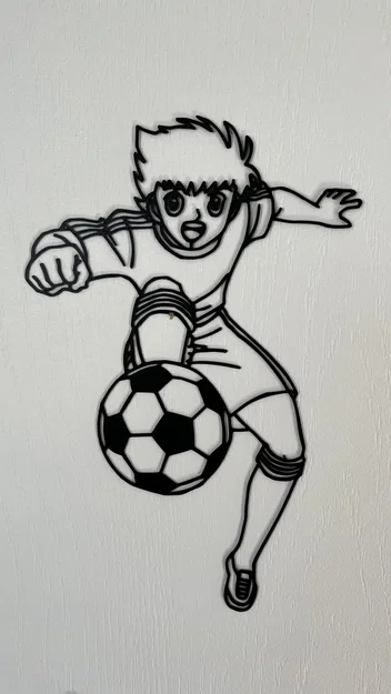 Mô hình tranh treo tường 3D Captain Tsubasa (Olive & Tom) độc đáo - Image 1
