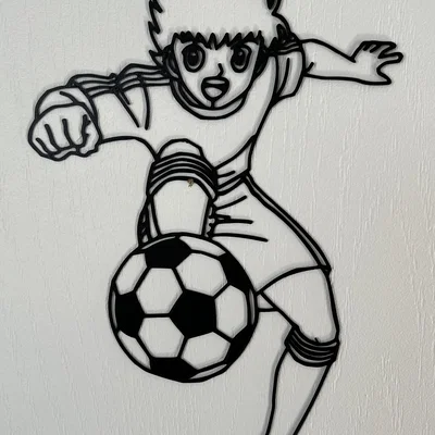Mô hình tranh treo tường 3D Captain Tsubasa (Olive & Tom) độc đáo
