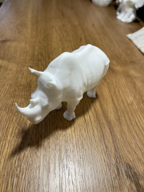 Mô hình Tê giác 3D thiết kế bằng AI cực chất - Image 1