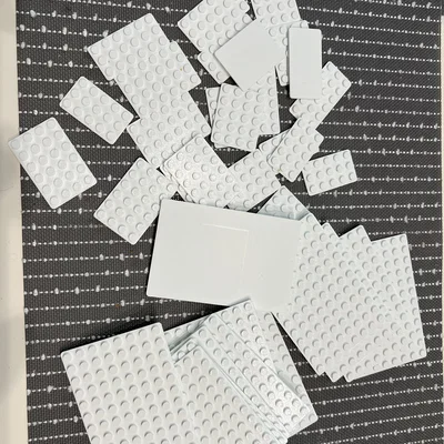 Tấm base plate LEGO để trang trí hoặc làm bảng (plaque)