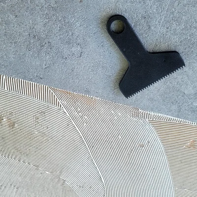 Bay răng cưa (Notched trowel) in 3D