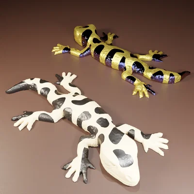Leopard Gecko 2 màu cho single extruder