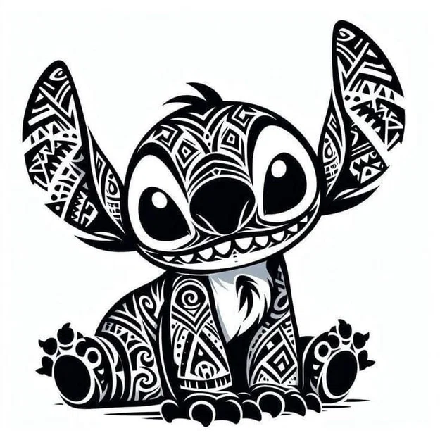Tranh Cuadro Stitch Ohana phiên bản Mandala - Image 1