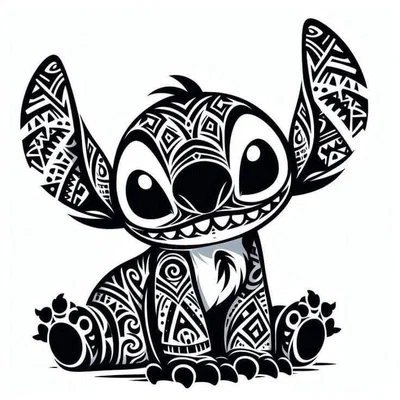 Tranh Cuadro Stitch Ohana phiên bản Mandala