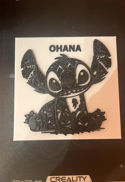 Tranh Cuadro Stitch Ohana phiên bản Mandala - Image 2