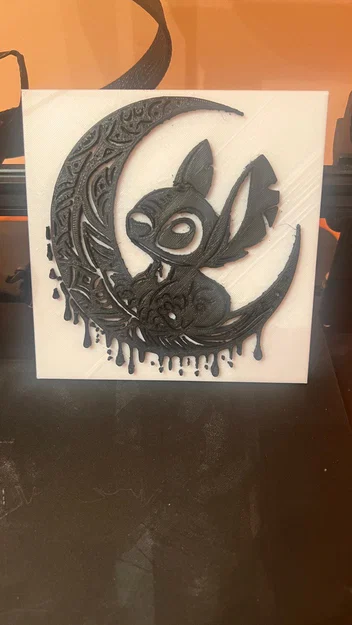 Mô hình 3D tranh Stitch phong cách Mandala trên mặt trăng độc đáo - Image 1