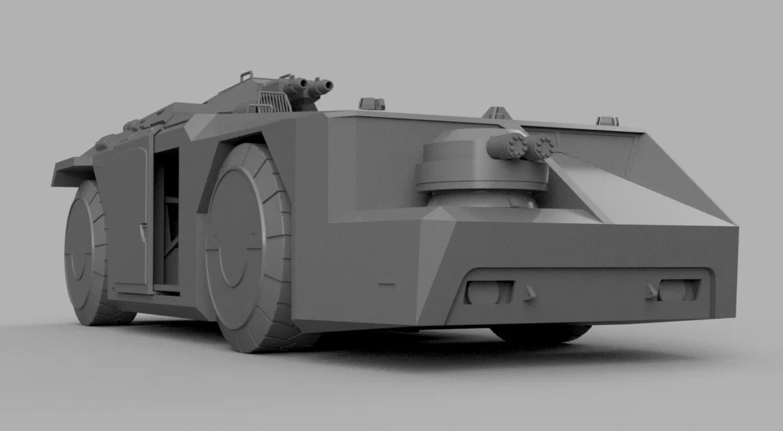 Aliens APC Colonial Marines M577 articulated - Mô hình APC khớp động - Image 4