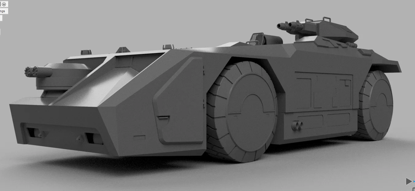 Aliens APC Colonial Marines M577 articulated - Mô hình APC khớp động - Image 5