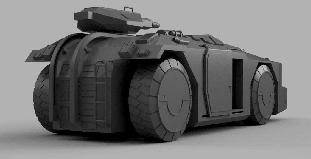Aliens APC Colonial Marines M577 articulated - Mô hình APC khớp động - Image 7