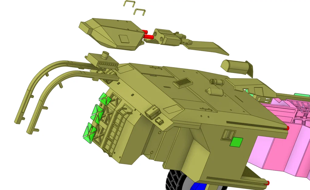 Aliens APC Colonial Marines M577 articulated - Mô hình APC khớp động - Image 11
