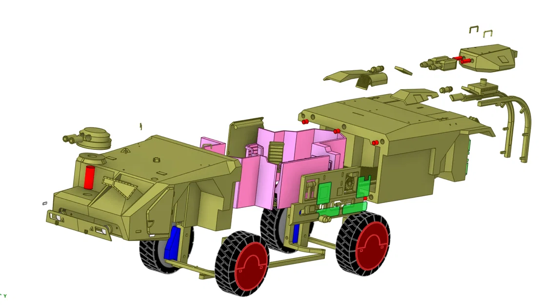 Aliens APC Colonial Marines M577 articulated - Mô hình APC khớp động - Image 16