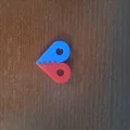 Móc khóa hình trái tim ghép đôi in 3D (Heart Key Ring) cực ý nghĩa - Thumbnail 1