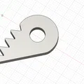 Móc khóa hình trái tim ghép đôi in 3D (Heart Key Ring) cực ý nghĩa - Thumbnail 2