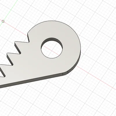 Móc khóa hình trái tim ghép đôi in 3D (Heart Key Ring) cực ý nghĩa