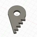 Móc khóa hình trái tim ghép đôi in 3D (Heart Key Ring) cực ý nghĩa - Thumbnail 5