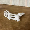 Mô hình bàn chân xương người 3D - Phụ kiện trang trí Halloween độc đáo - Thumbnail 2