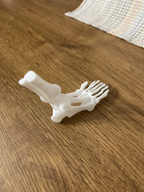 Mô hình bàn chân xương người 3D - Phụ kiện trang trí Halloween độc đáo - Image 3