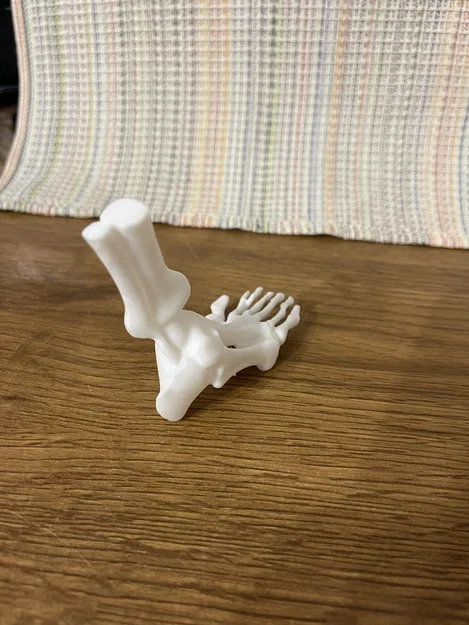 Mô hình bàn chân xương người 3D - Phụ kiện trang trí Halloween độc đáo - Image 5