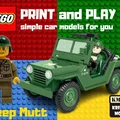 Mô hình xe quân sự Jeep Mutt in 3D tương thích với hệ thống LEGO - Thumbnail 1