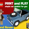 Mô hình xe Land Rover 3D in ấn tương thích hoàn hảo với LEGO - Thumbnail 1