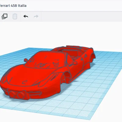 Mô hình siêu xe Ferrari 458 Italia phong cách LEGO cho fan Taylor Swift