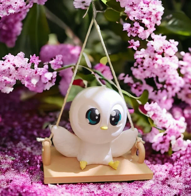 Chú Chim Đu Dây Dễ Thương (Không Cần Support) - Image 3