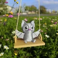 Dơi Ngồi Trên Xích Đu (Không Cần Supports) - Bat On A Swing (No Supports) - Thumbnail 1