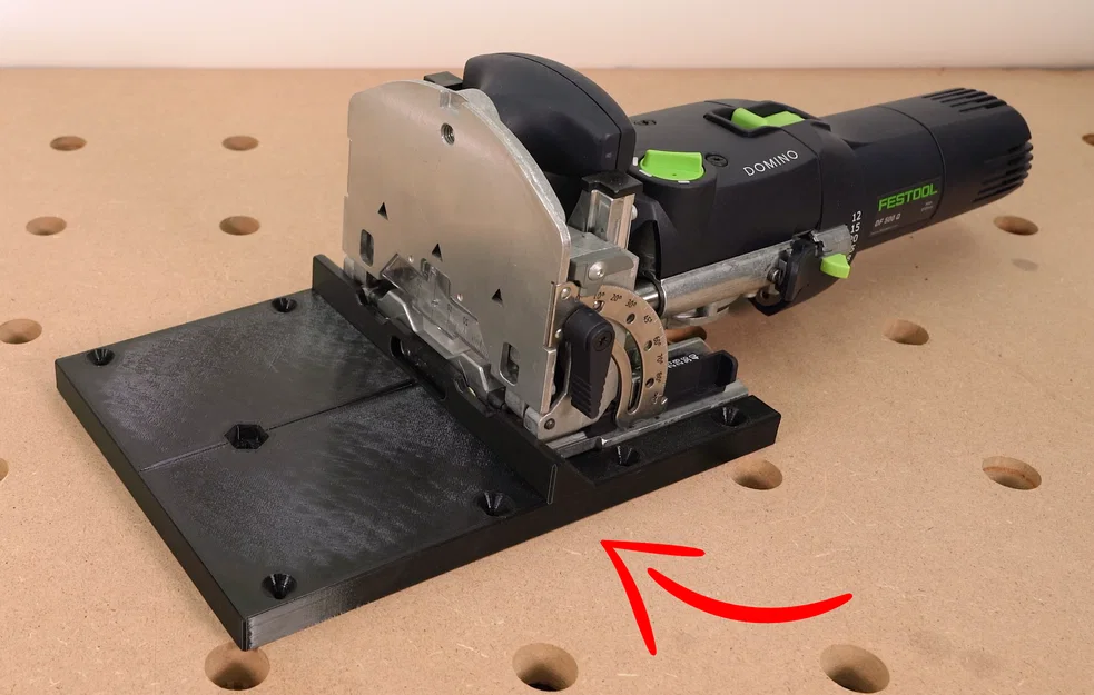 Jig Domino Festool DF500 cho gỗ mỏng 12mm (Thin Stock Jig) - Image 1