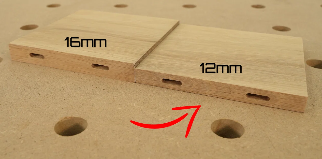 Jig Domino Festool DF500 cho gỗ mỏng 12mm (Thin Stock Jig) - Image 3